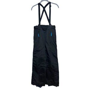 Patagonia Waterproof Ski Snow Pants Women Size 10 Full Zip Leg Black Snowboard